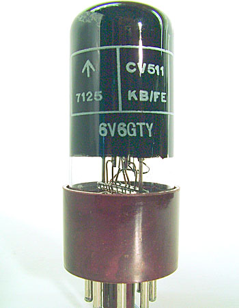 6V6GTY/CV511-BRIMAR SINGLE 6V6GTY/CV511-BRIMAR SINGLE